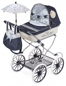 Коляска складная с сумкой и зонтиком серии Романтик, 81 см. (DeCuevas, 81020)